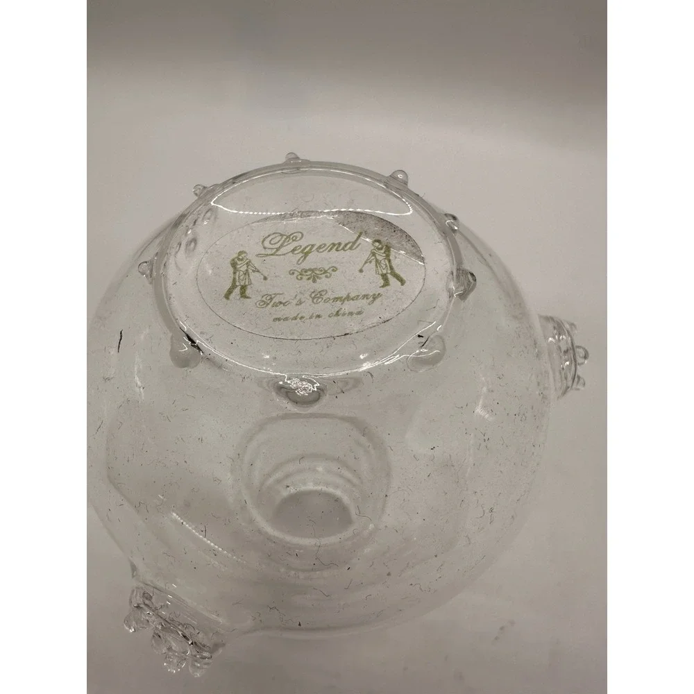 Legend Two's Company Clear Glass Mini Bud Vase 4